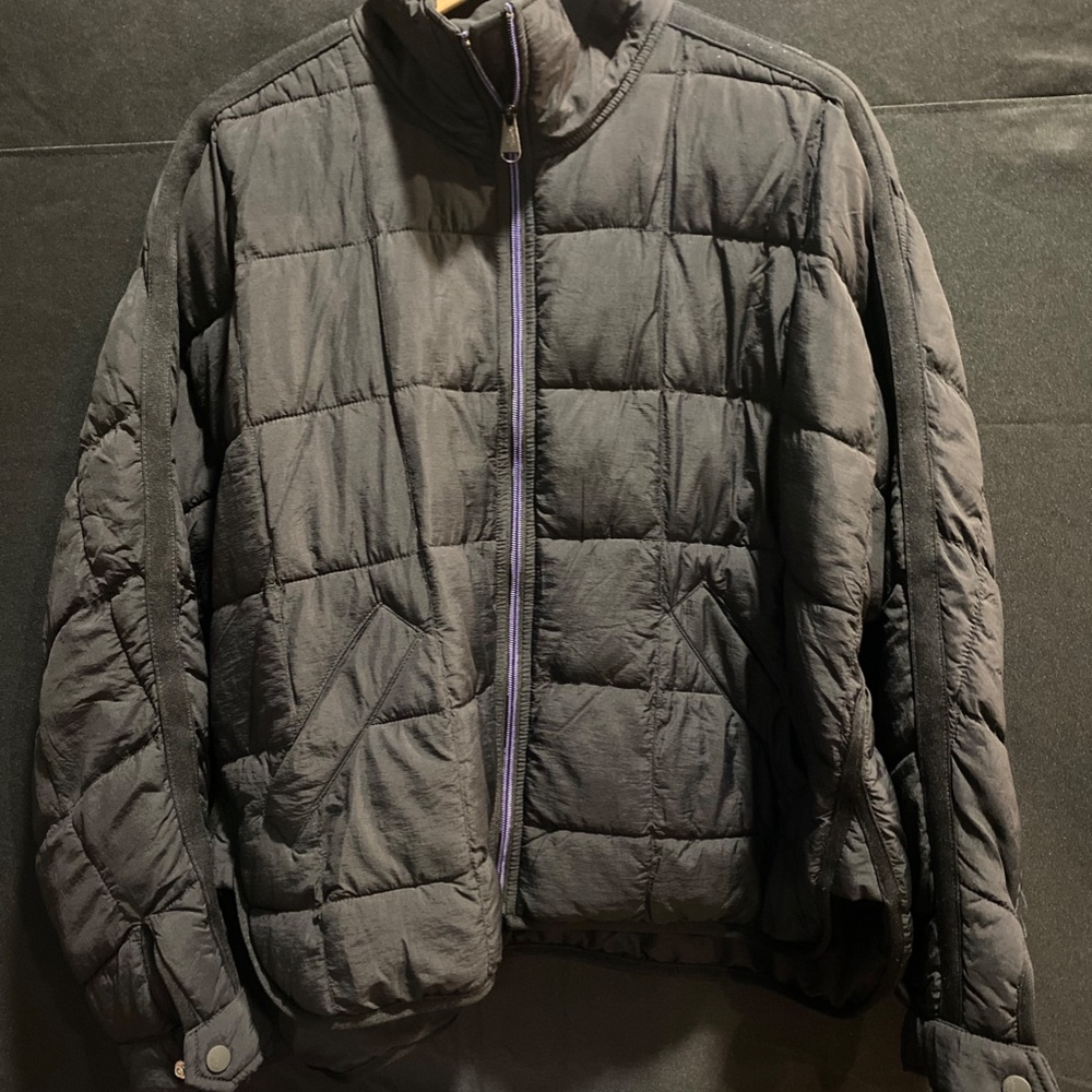 Pippa packable cropped puffer jacket black by FreePeople